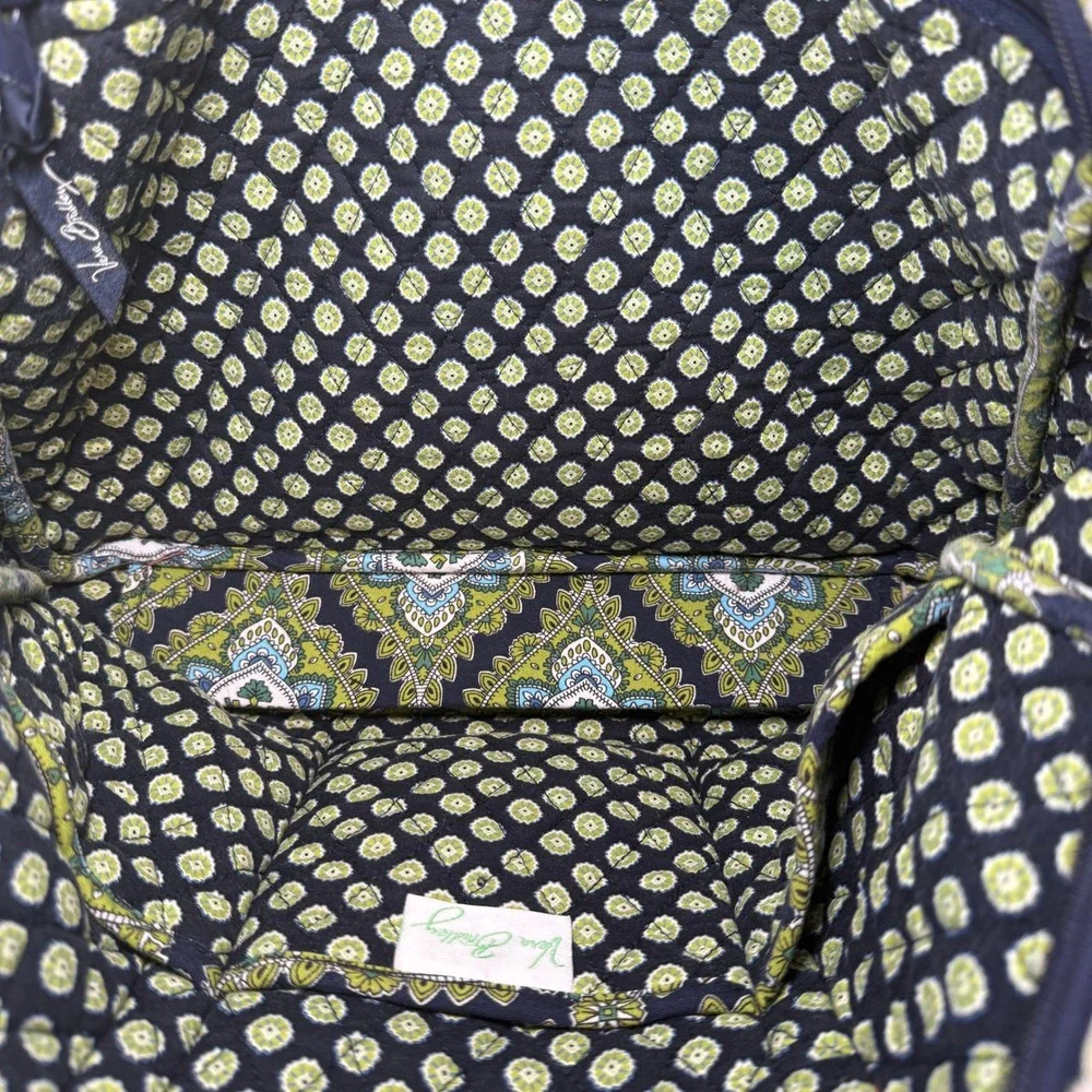 Vera Bradley Cambridge Paisley Print Quilted Laptop Bag Briefcase Travel